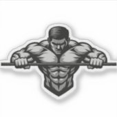 Sticker à main Veiny Dumbbell Power Hardcore Fit (Devant)
