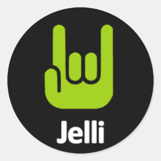 Sticker à mains rocheuses - Noir