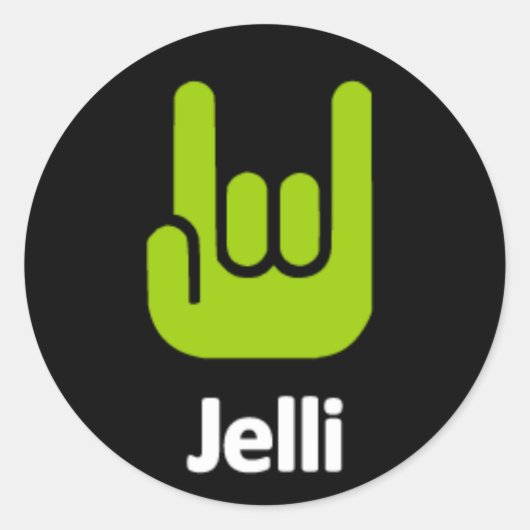 Sticker à mains rocheuses - Noir (Devant)