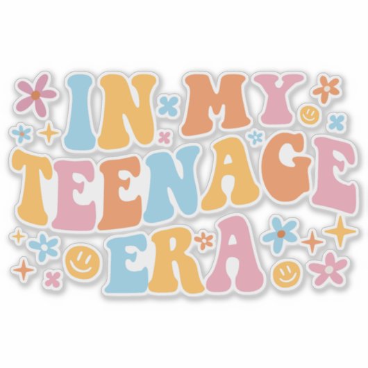 Sticker À Mon Ère Adolescent I (Devant)