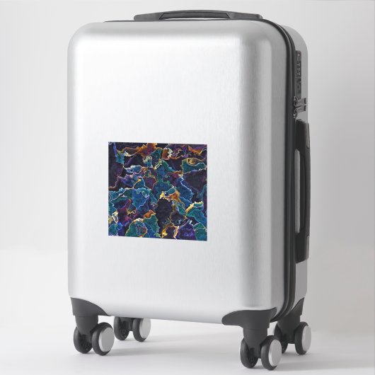 Sticker à nappes d'huile (Sur valise)