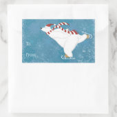 Sticker à oreille polaire pour patinage sur glace (Sac)