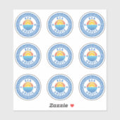 Sticker à pack multiple Kea Island, Grèce (Feuille)