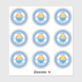 Sticker à pack multiple Symi Island, Grèce (Feuille)