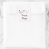 Sticker à papillon rose monogramme (Sac)