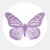 Sticker à papillon violet (Devant)