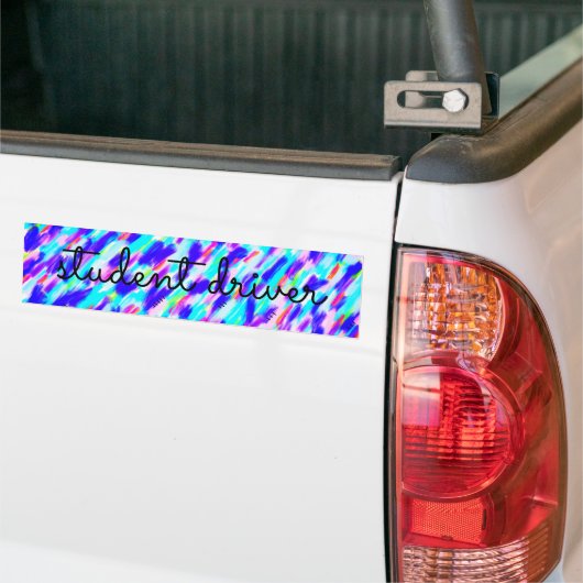 Sticker à pare-chocs colorés (Sur camion)