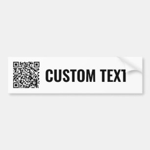 Sticker à pare-chocs QR Code