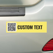 Sticker à pare-chocs QR Code (En voiture)