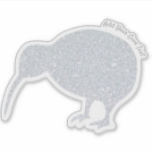 Sticker à Parties scintillant à étincelle Kiwi PER (Devant)