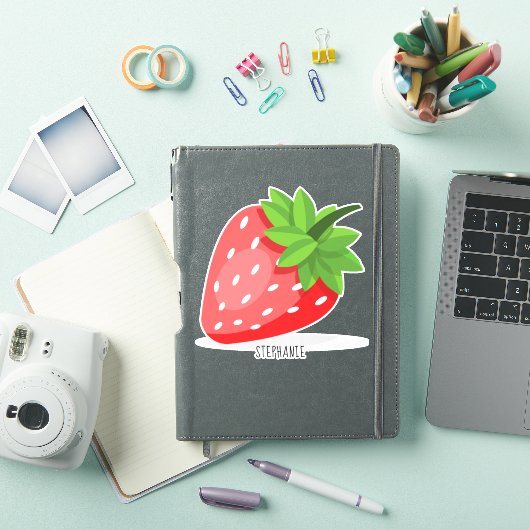 Sticker à patchs de fraise (Couverture iPad)
