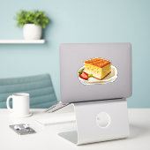 Sticker A Piece of Cake  (Ordinateur portable sur le bureau)