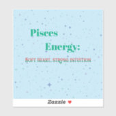 Sticker à pinces - Décalage de zodia esthétique (Feuille)