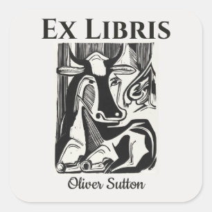 Sticker à plaques de vache modifiable couché vers 