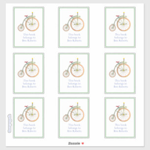Sticker à plaques vert Circus Bike