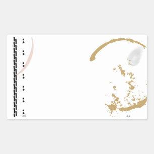 Sticker à poignée de café de machine à écrire