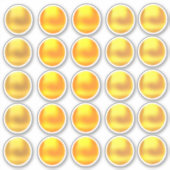 Sticker à points or mignon (Devant)