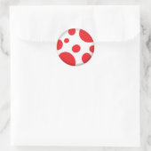 Sticker à points rouges (Sac)
