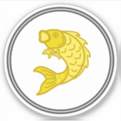 Sticker à poisson | Collection de crabes de crevet (Devant)