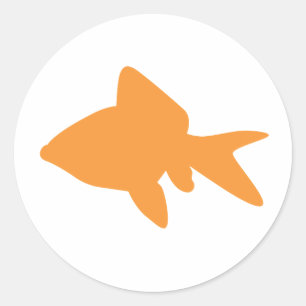 Sticker à poisson d'or