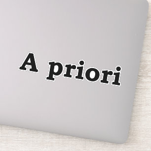 Sticker A priori