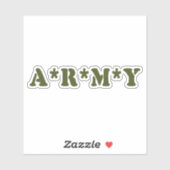 STICKER A*R*M*Y (Feuille)
