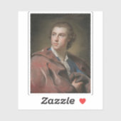 Sticker A.R. Mengs - Portrait de William Burton Conyngham (Feuille)