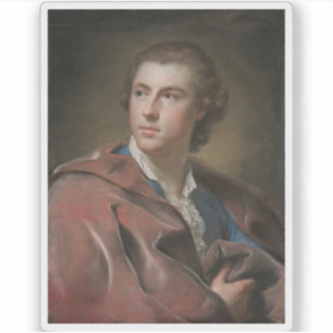 Sticker A.R. Mengs - Portrait de William Burton Conyngham