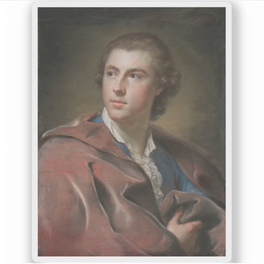 Sticker A.R. Mengs - Portrait de William Burton Conyngham (Devant)