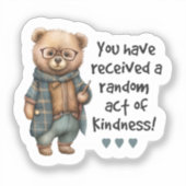 Sticker à RAK d'ours (Recto)