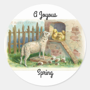 Sticker à ressort joyeux
