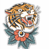Sticker à rotation de tigre (Devant)