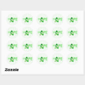 Sticker à ruban pour la maladie de HOPE Lyme (Feuille)