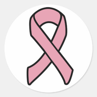 Sticker à ruban pour le cancer du sein - Customisé