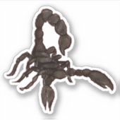 Sticker à scorpion noir (Devant)