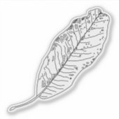Sticker à simple feuille (Devant)