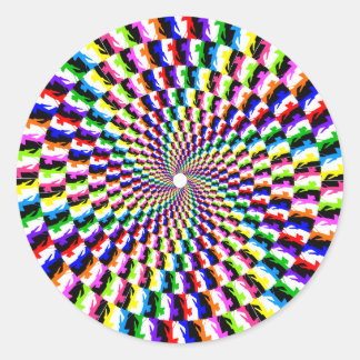 Sticker à spirale arc-en-ciel KC-135