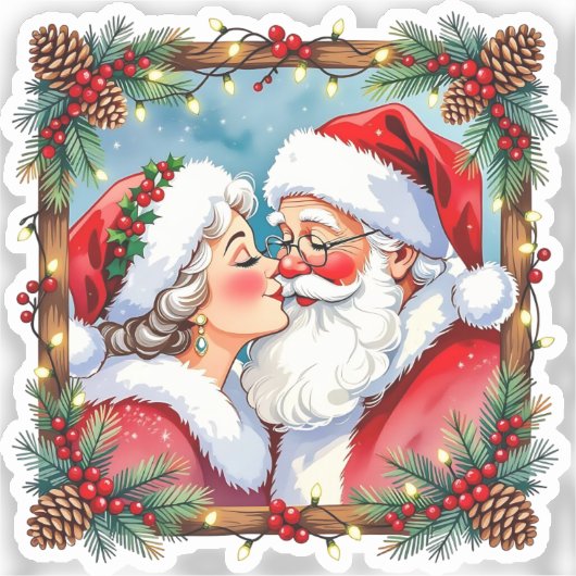 Sticker A Sweet Old-Fashioned Christmas | Mr and Mrs Claus (Recto)