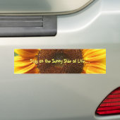 Sticker à tambour de tournesol latéral ensoleillé (En voiture)