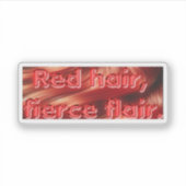 Sticker à tête rouge 2 (Devant)