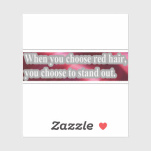 Sticker à tête rouge 3