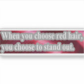 Sticker à tête rouge 3 (Devant)