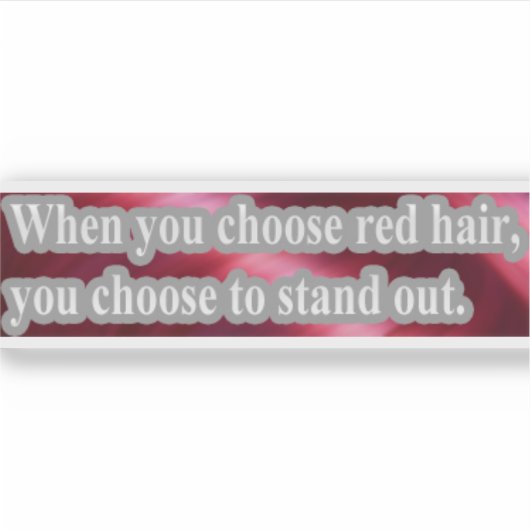 Sticker à tête rouge 3 (Devant)