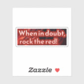 Sticker à tête rouge 4 (Feuille)