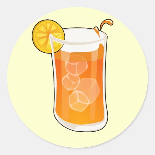 Sticker à thé à glace à dessin (Devant)