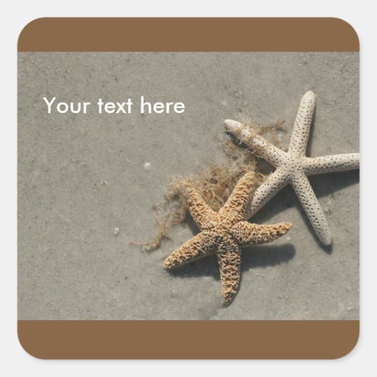 Sticker à thème de plage Étiquettes (Devant)