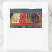 Sticker à touches de piano peintes de couleur (Sac)