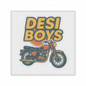 Sticker à vélo classique Desi Boys (Devant)