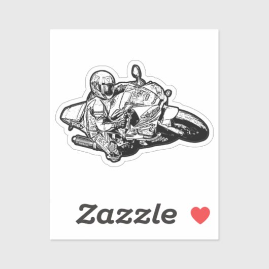 Sticker à vélo sport (Feuille)