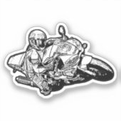 Sticker à vélo sport (Recto)